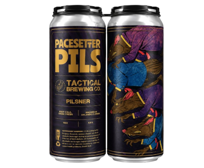 Tactical Pacesetter Pils 16oz 4-Pack Can (No Barcode)