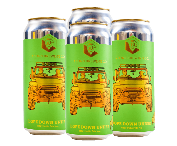 Three Sons Dope Down Under 16oz 4-Pack Can