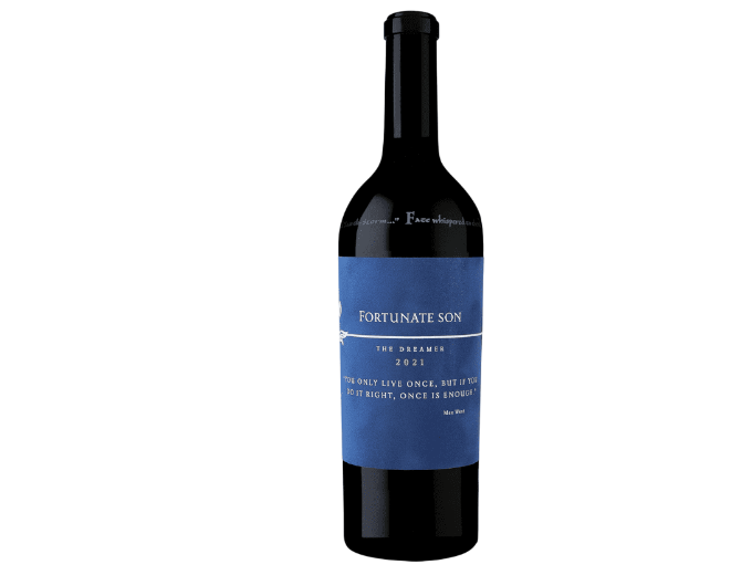 Fortunate Son The Dreamer Cabernet Sauv 2021 750ml (No Barcode)