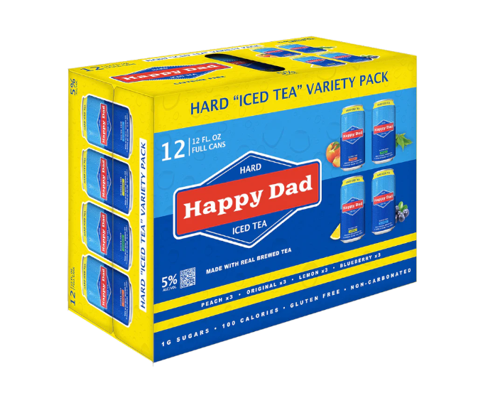 Happy Dad Hard Tea Variety 12oz 12-Pack Can