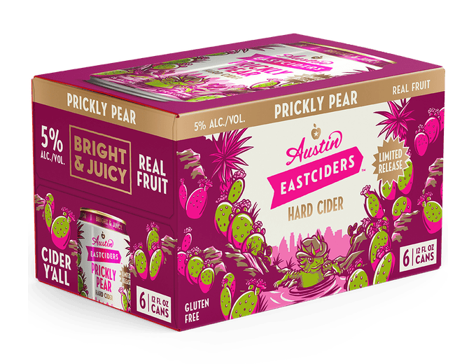 Austin Eastciders Prickly Pear 12oz 6-Pack Can