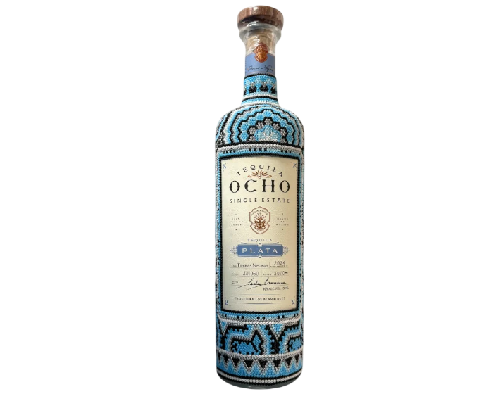 Tequila Ocho Plata Huichol Art Edition 750ml