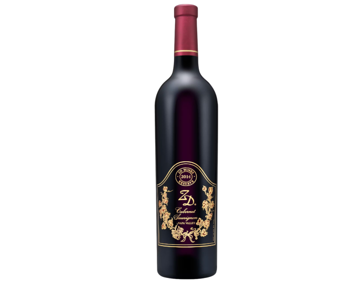 ZD Cabernet Sauv Reserve 2014 750ml (Scan Correct Item)