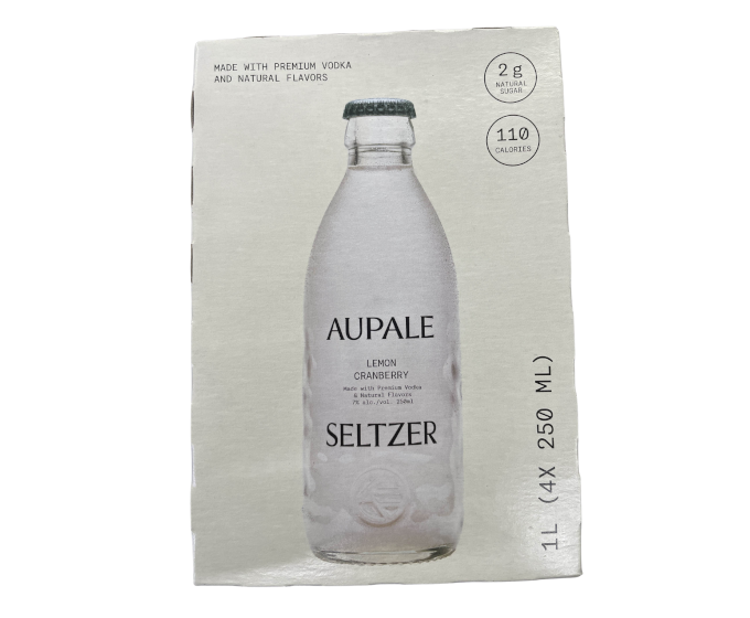 Aupale Vodka Lemon Cranberry 250ml 4-Pack Bottle
