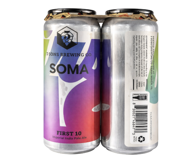 Three Sons Soma First 10 16oz 4-Pack Can