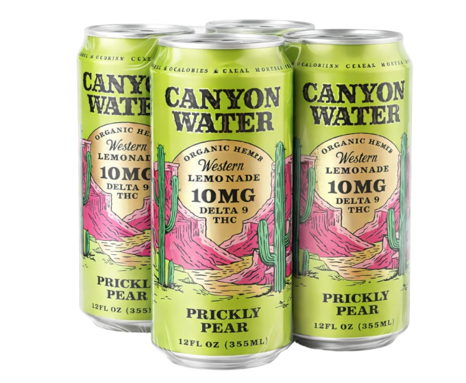 Canyon Water Pricky Pear Lemonade 12oz 4-Pack Can