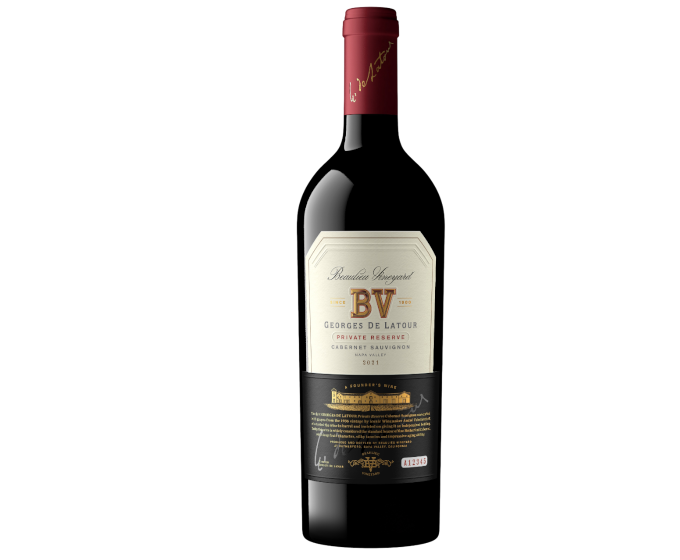 Beaulieu BV Georges de Latour Private Reserve Cabernet Sauv 2021 750ml (98JD/98JS)
