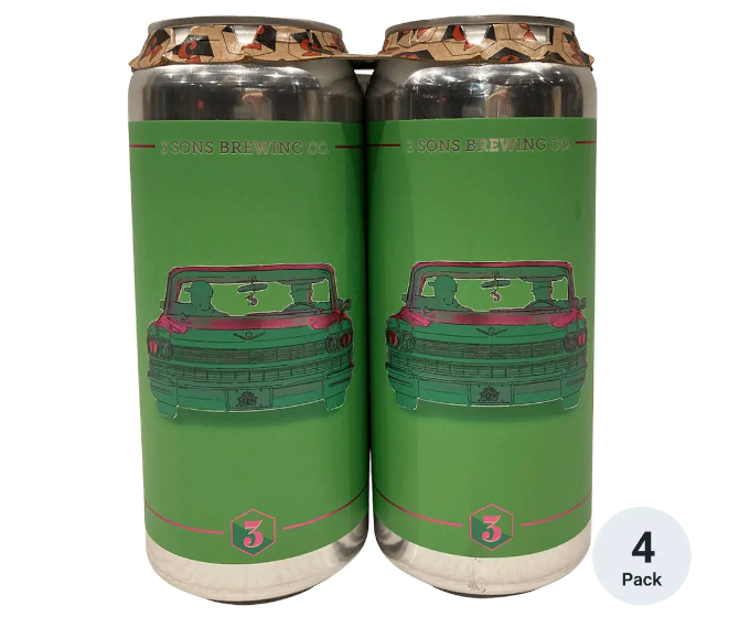Three Sons Dopealicious 16oz 4-Pack Can (Scan Correct Item)