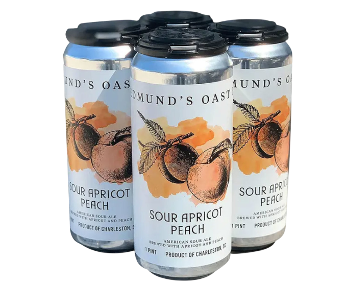 Edmunds Oast Apricot Peach American Sour 16oz 4-Pack Can