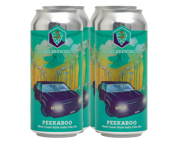 Three Sons Peekaboo 16oz 4-Pack Can