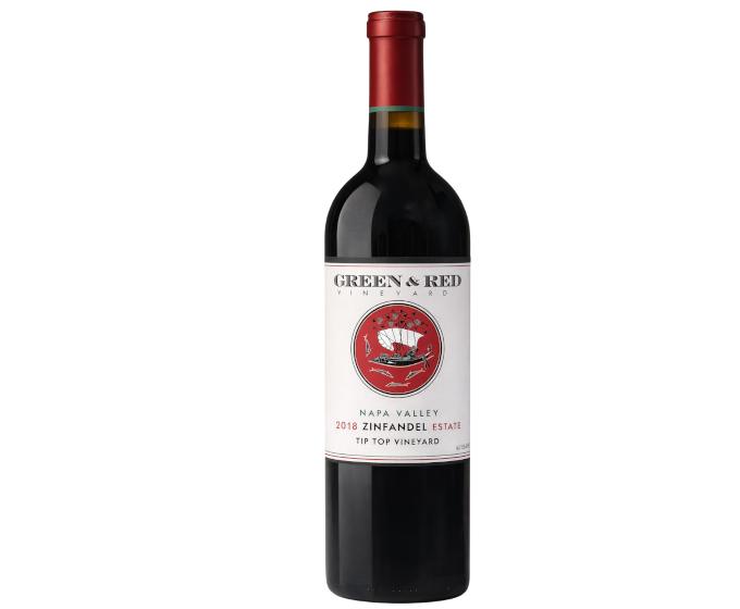 Green & Red Tip Top Zin 2018 750ml