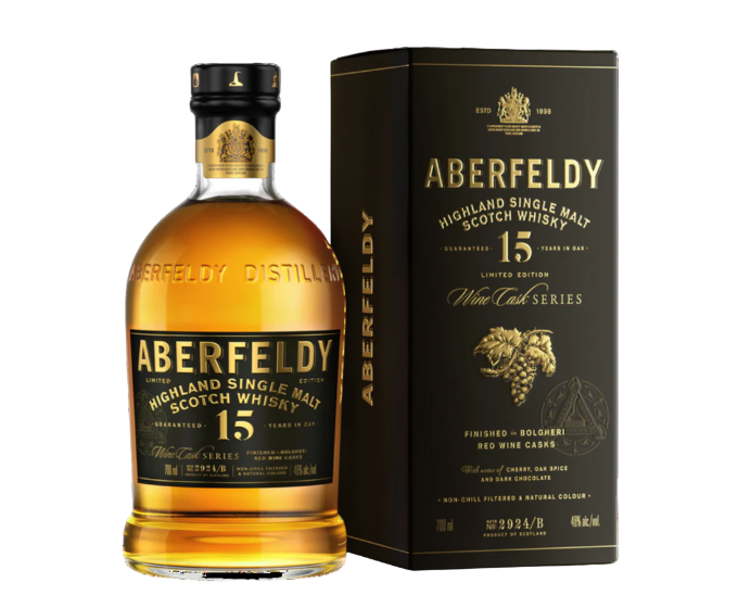 Aberfeldy 15 Years Single Malt Bolgheri Red Wine Cask 750ml