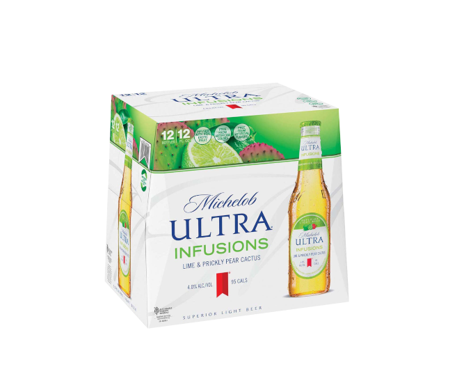 Michelob ULTRA Infusions Lime & Prickly Pear Domestic Beer, 12