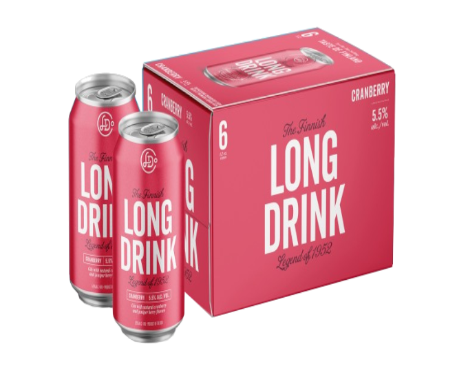 The Finnish Long Drink Cranberry 355ml 6-Pack Can – Primo Liquors