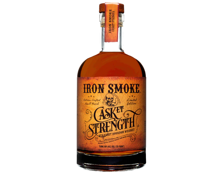 Iron Smoke Casket Strength Straight Bourbon 750ml