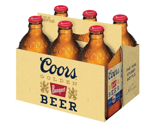 Coors Banquet 12oz 6-Pack Bottle