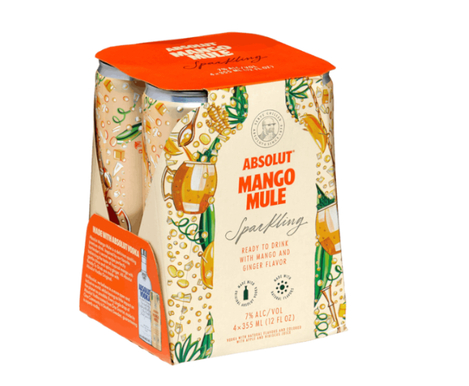 Absolut Mango Mule 12oz 4-Pack Can – Primo Liquors