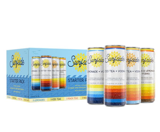 Surfside Variety Iced Tea 12oz 8-Pack Can