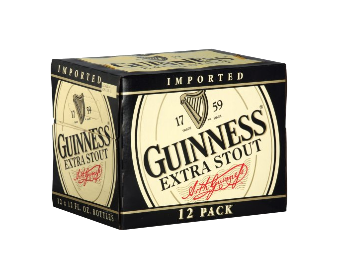 Guinness Extra Stout Beer 6 pk Bottles