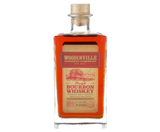 Woodinville Applewood Staves Straight Bourbon 750ml