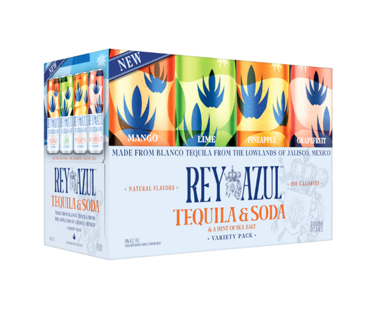 Rey Azul Tequila & Soda Variety 12oz 8-Pack Can