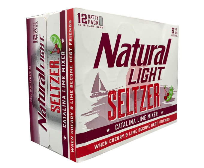 Natural Light Seltzer Koozie Fits 12 oz Aluminum Can Coozie Catalina Lime  Mixer