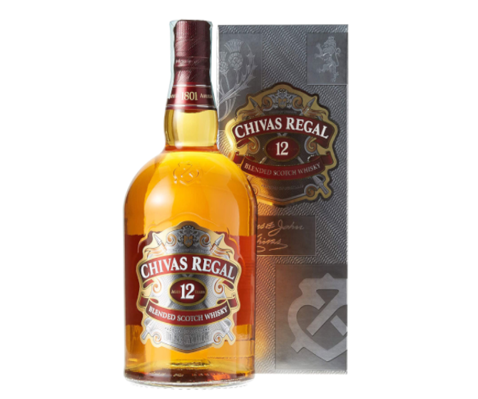 Chivas Regal 12 Year Old blended Scotch Whisky 1L –