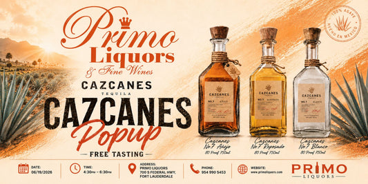 🥃 Cazcanes Popup Free Tasting at Primo Liquors | Fort Lauderdale 🍹