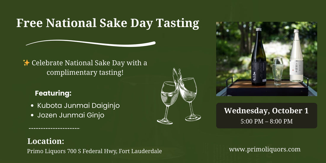Free National Sake Day Tasting