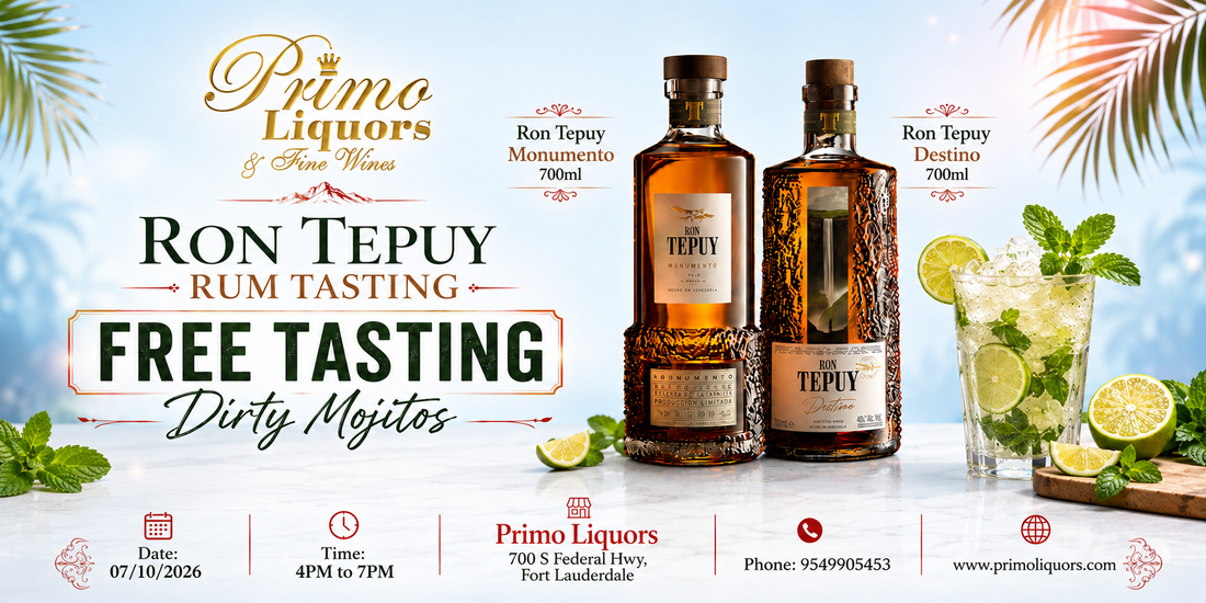 Ron Tepuy Rum Tasting & Dirty Mojitos at Primo Liquors