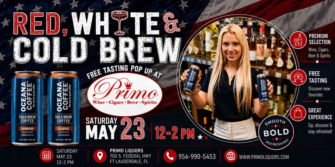 Cold Brew Tasting & Free Pop-Up at Primo Liquors