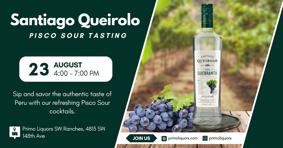 Santiago Queirolo Pisco Sour Cocktail Event
