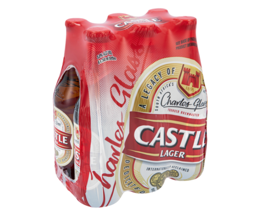 Castle Lager Regular 6-Pack Bottle - Beer at Primo Liquors Fort Lauderdale