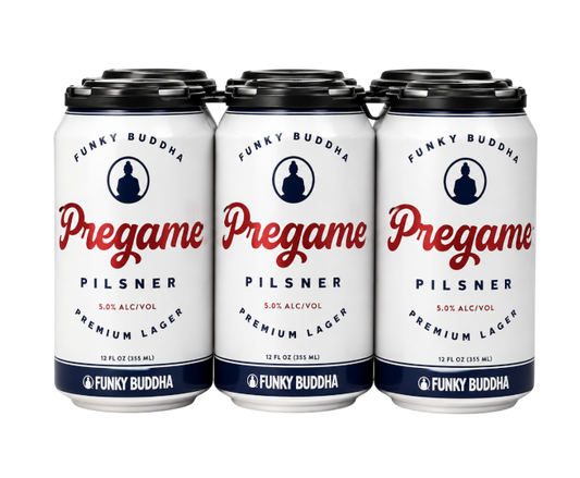 Funky Buddha Pregame Pilsner 12oz 6-Pack Can
