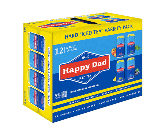 Happy Dad Hard Tea Variety 12oz 12-Pack Can