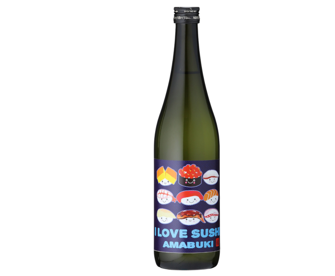 Amabuki I Love Sushi Dry Junmai Nama 720ml