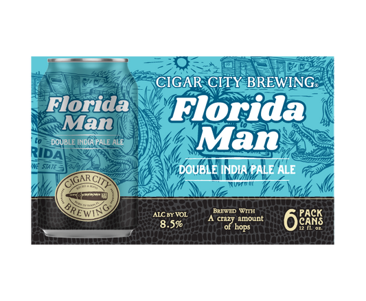 Cigar City Florida Man Double IPA 12oz 6-Pack Can - Pale Ale at Primo Liquors Fort Lauderdale