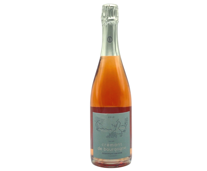Domaine Dominique Gruhier Cremant de Bourgogne Extra Brut Rose  2018 750ml