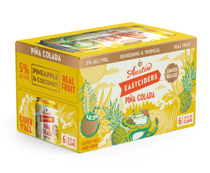 Austin Eastciders Pina Colada 12oz 6-Pack Can