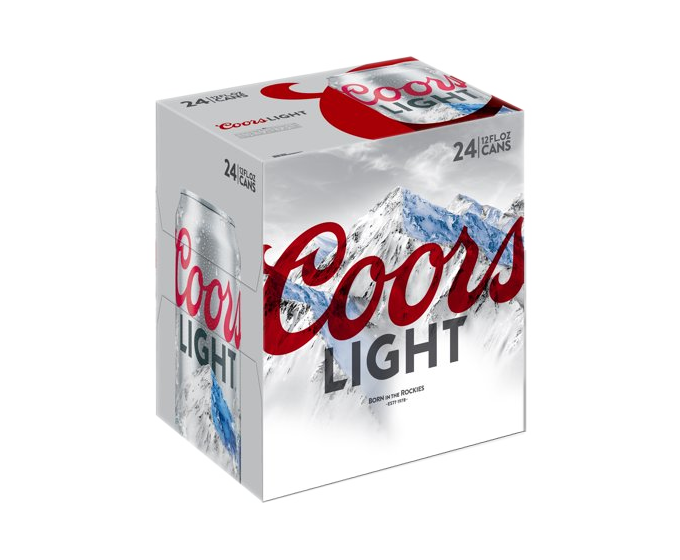 Coors Light 12oz 24-Pack Can