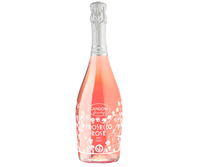 Candoni Prosecco Extra Dry Rose 750ml