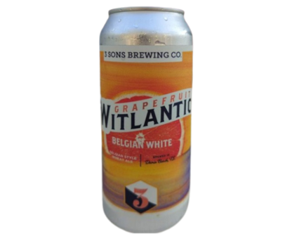 Three Sons Grapefruit Witlantic 16oz 4-Pack Can