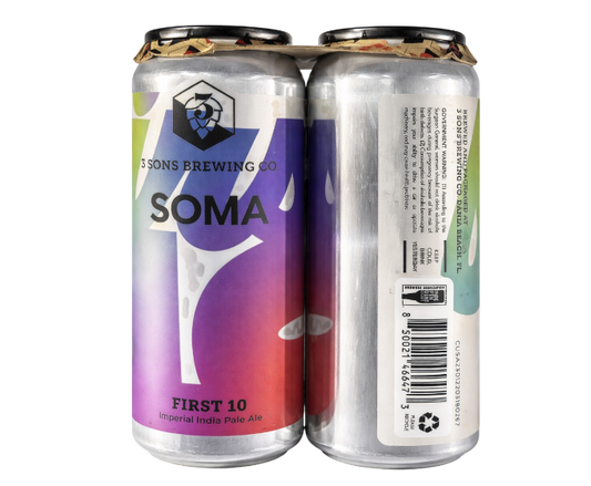 Three Sons Soma First 10 16oz 4-Pack Can