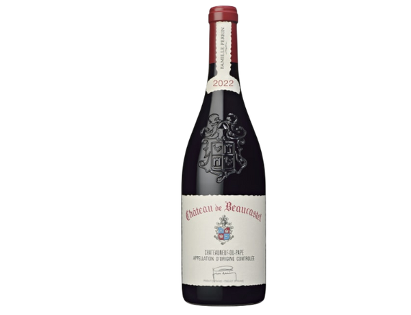 Chateau de Beaucastel Chateauneuf du Pape 2022 750ml (97JS/96D), Red Wine