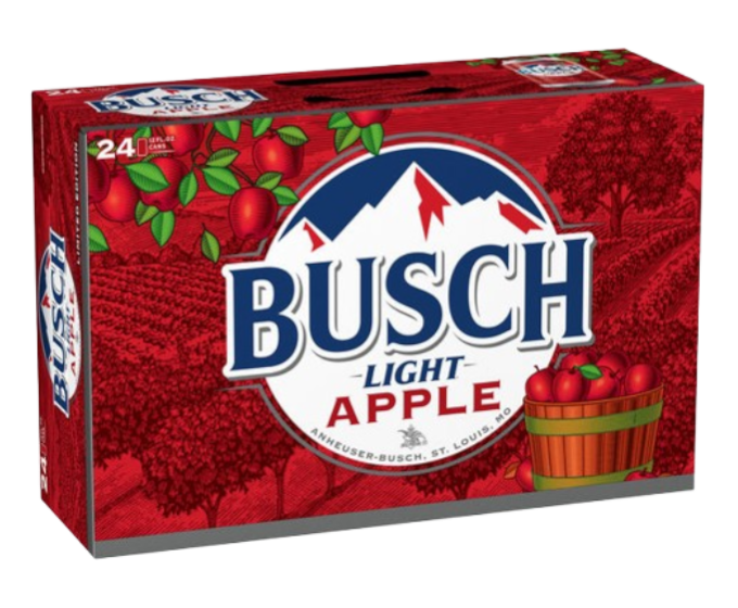 Busch Light Apple 12oz 24-Pack Can