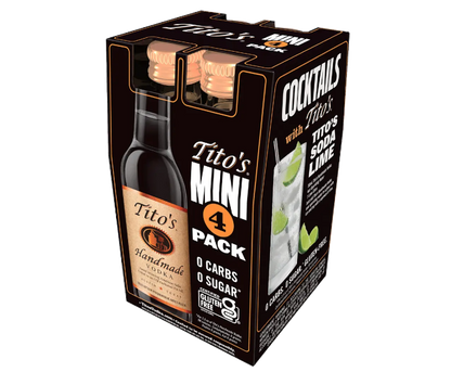 Tito's Handmade Vodka 50ml 4-Pack