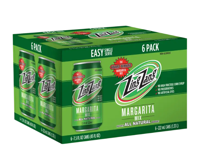 Zing Zang Margarita All Natural 7.5oz 6-Pack Can