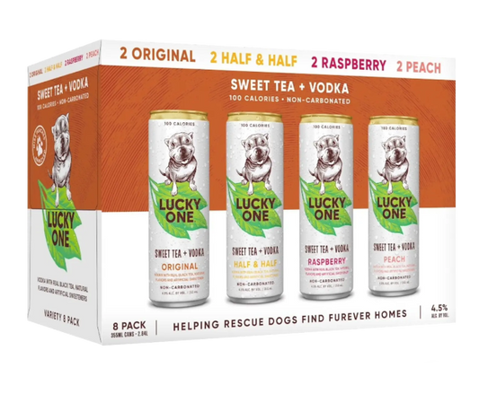 Lucky One Sweet Tea Variety 12oz 8-Pack Can