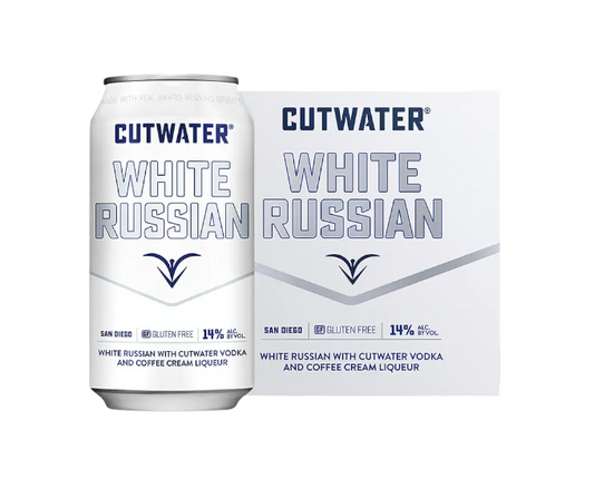 Cutwater White Russian 12oz 4-Pack Can - Cocktail at Primo Liquors Fort Lauderdale