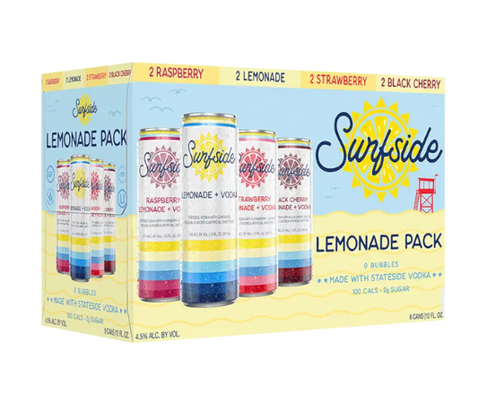 Surfside Vodka Lemonade Variety 12oz 8-Pack Can